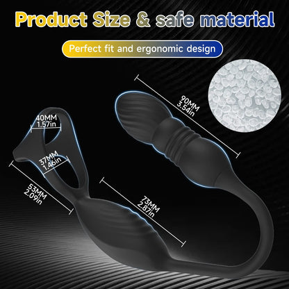 G-Spot Anal Plug Penis Ring