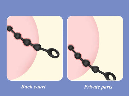 Anal Stimulator Ball Beads Butt Plug Masturbation Crystal Sex Toy for Beginners Man Women Couples Anus Masturbator  Massager