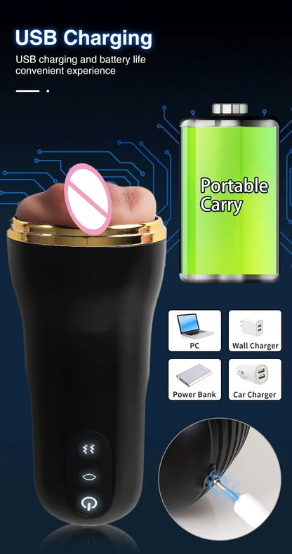 3D Automatic Pocket Trainer Stroker Cup