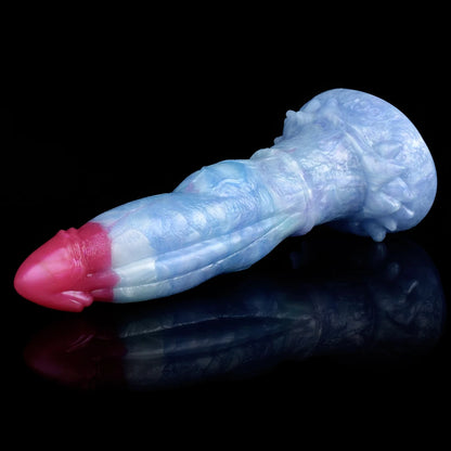 Ice Dragon Fantasy Silicone Dildo — 3 Sizes Suction Cup