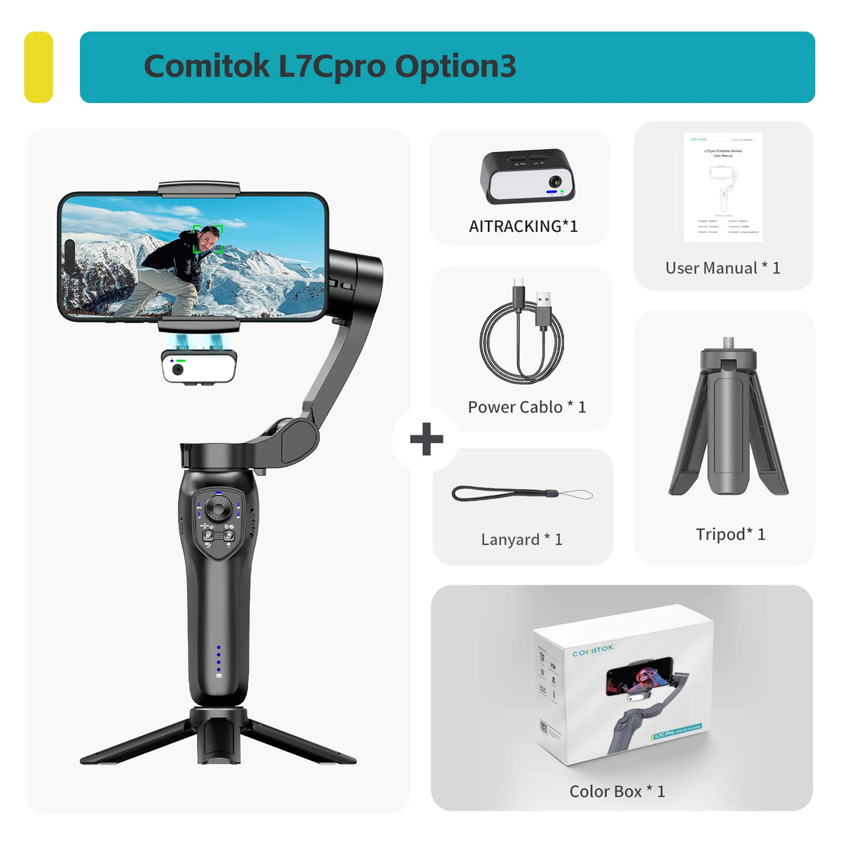 AI Face Tracking Premium Gimbal