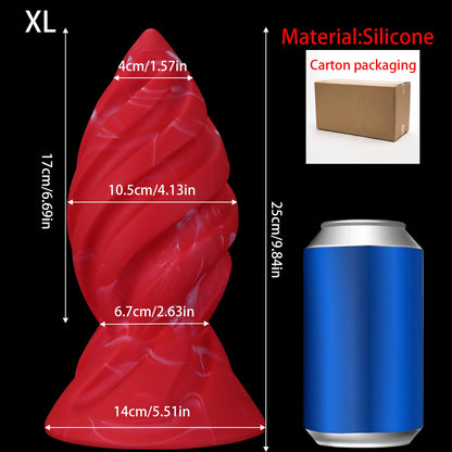 Huge Soft Silicone Anal Trainer Plug – S to XL