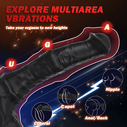 Thrusting Horse Dildo — Remote Control Liquid Silicone
