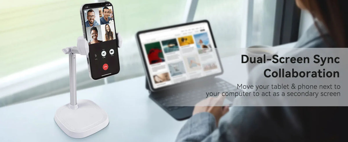 360° Heavy-Duty Desk Phone Stand