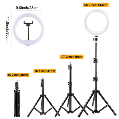 LED Ring Light With Tripod