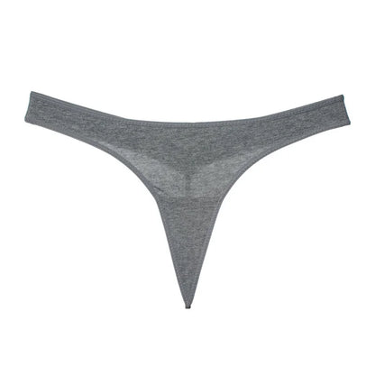 2 Pcs T-back Cotton Thong Underwear for Women Sports Ladies Seamless Panties Low Rise Solid Sexy Tanga