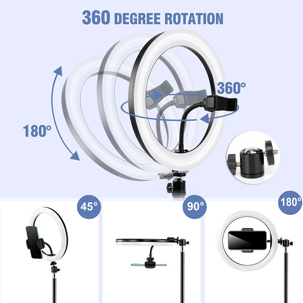 Bi-Color 3300K–5600K Ring Lamp