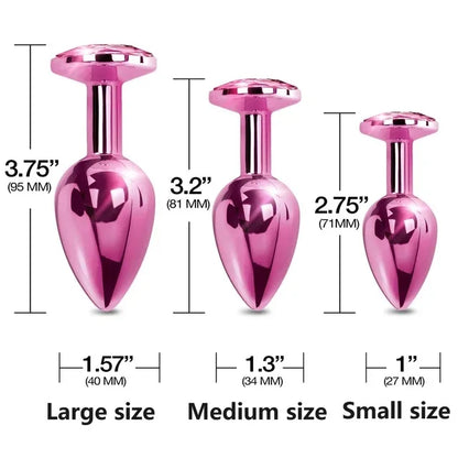 Romantic Play Metal Butt Plugs
