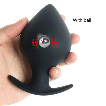Hard Silicone Anal Training Plug — Progressive 5 Sizes