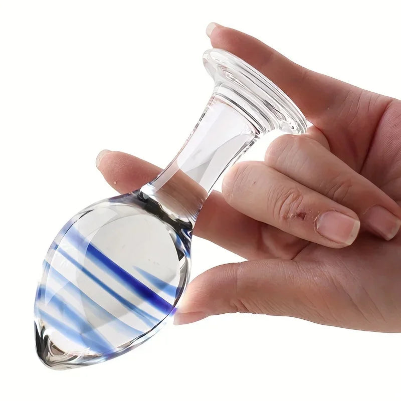 Crystal Smooth Glass Plug