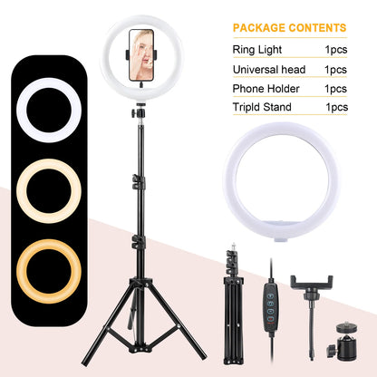 LED Ring Light With Tripod