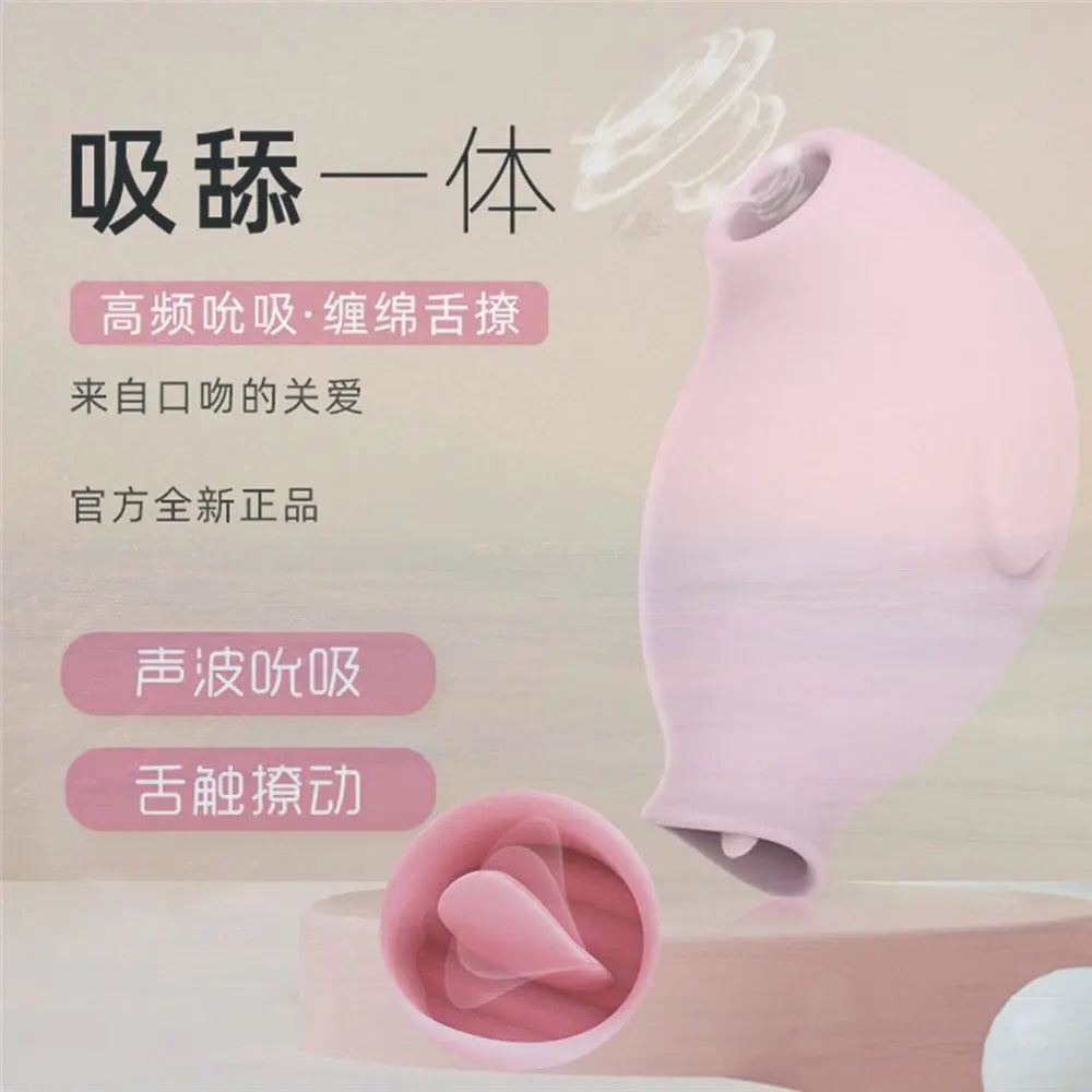 Heating Tongue Licking Clitoral Vibrator