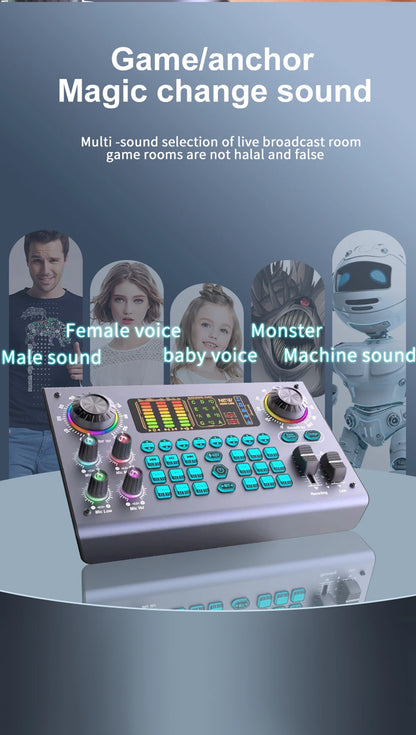 Condenser Mic & Sound Card Kit