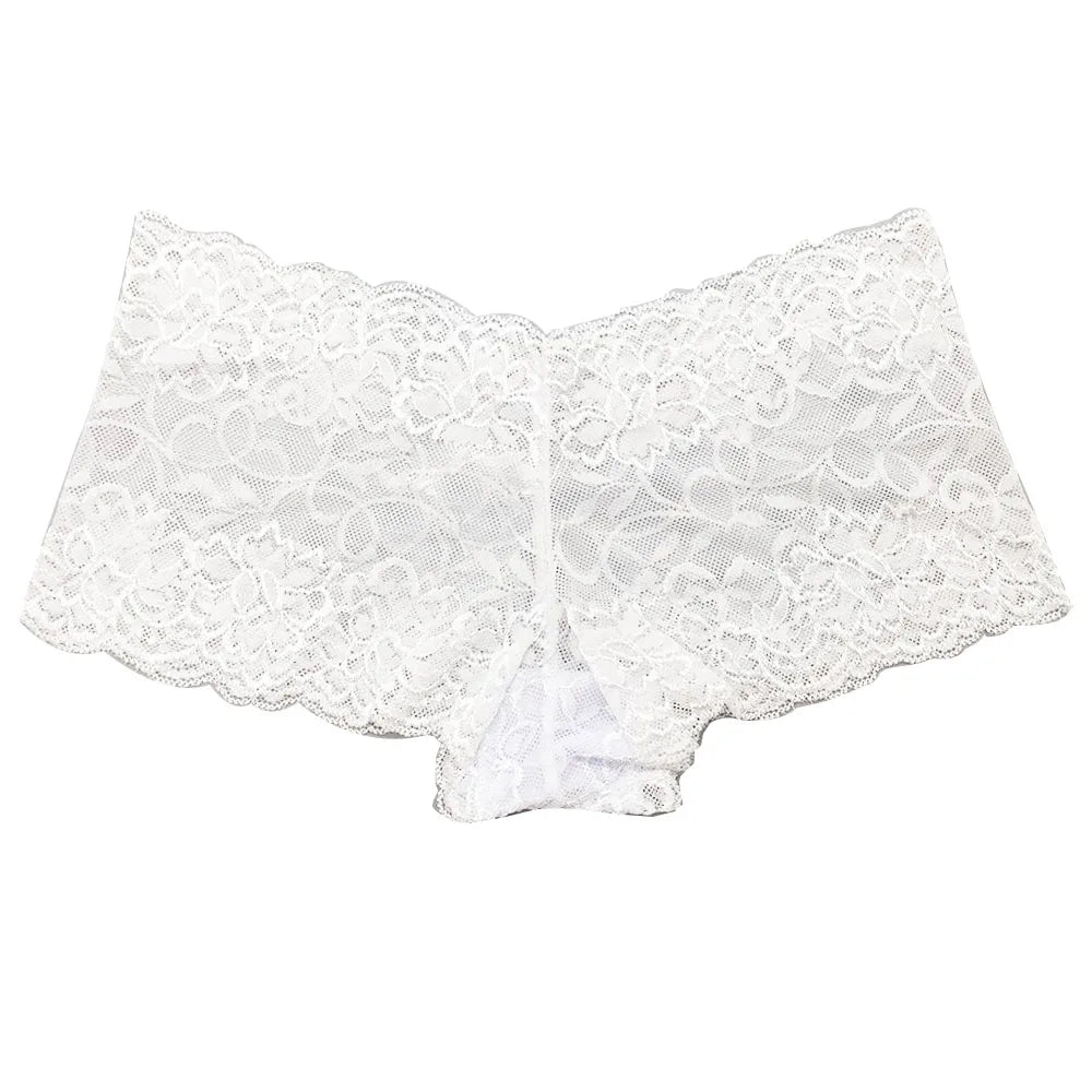 5 Pcs/Set Female Bikini Underwear Lace Briefs Women Transparent Panties Ladies Lingerie