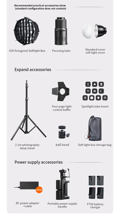 Professional 80W COB LED Light