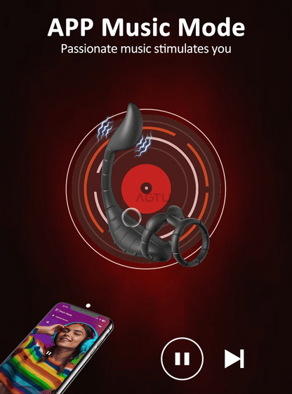 App Control Plug with Vibrating Ring