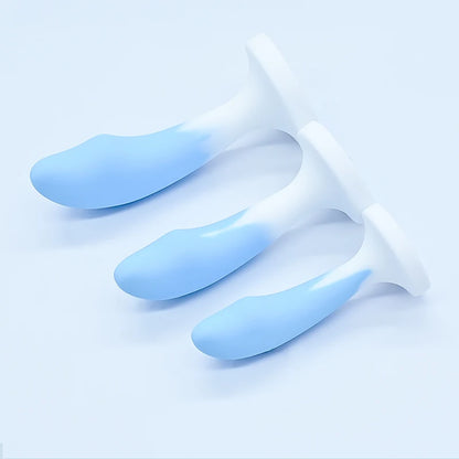 Crystal Jewel Silicone Anal Plug — 5 Elegant Colours
