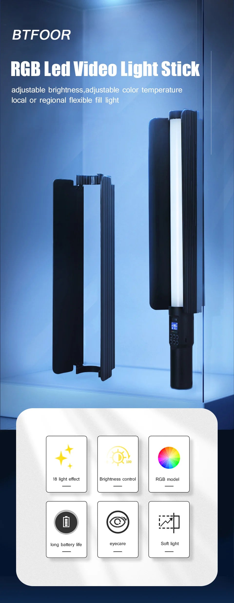 Live Streaming LED RGB Light