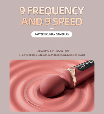 Luxury Silicone Wand Vibrator