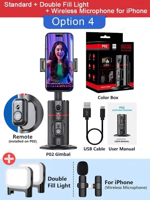 AI Tracking Social Media Content Gimbal