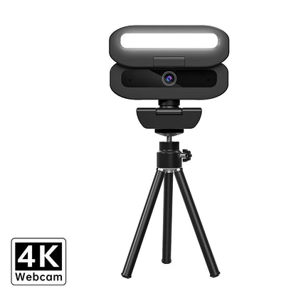 LED Lights Autofocus 4k Webcam