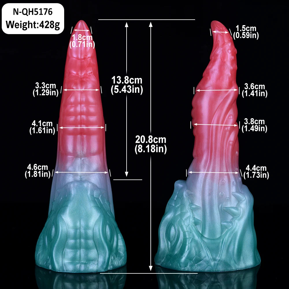 Fantasy Dragon Horse Dildo — Premium Silicone 5 Sizes