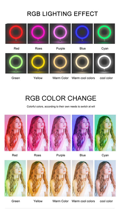 Remote Control LED Light Lamp Ring