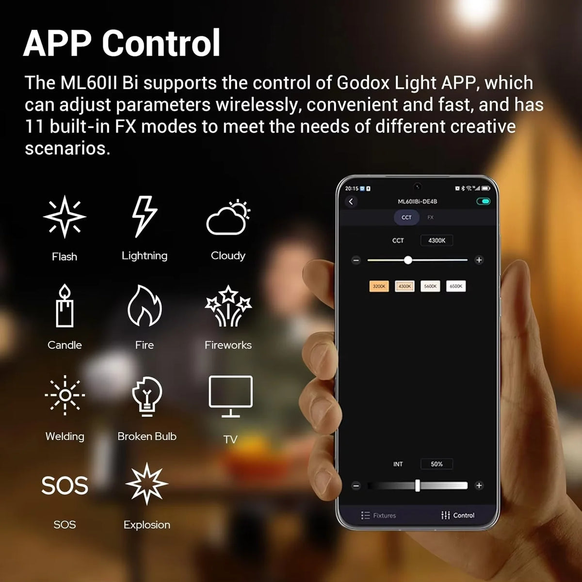 Content Creators Portable LED light
