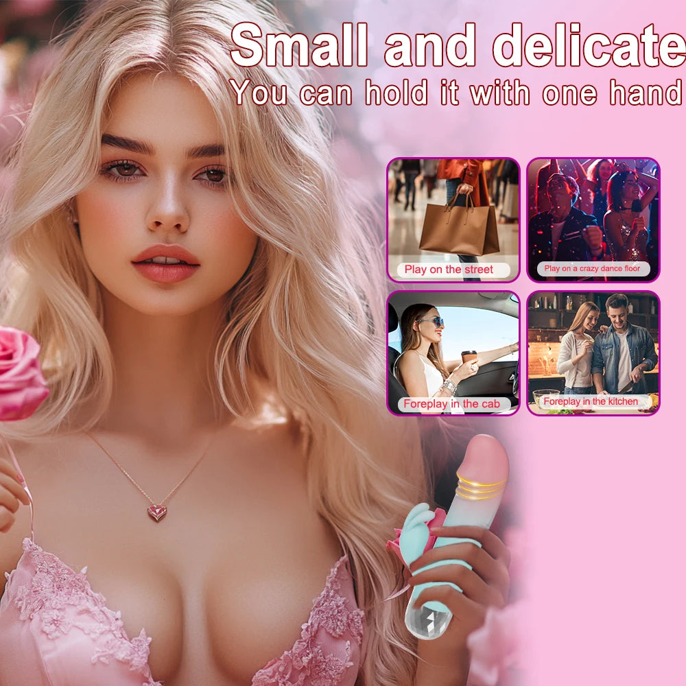 G-Spot Clitoral Rabbit Vibrator — Dual Stimulation Silicone