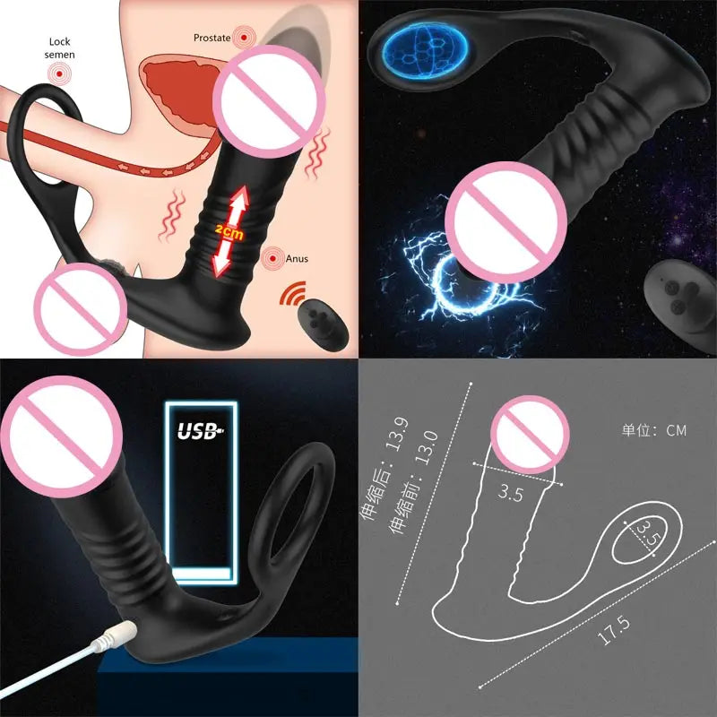 Heating Tongue Licking Clitoral Vibrator