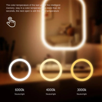 Modern Desktop LED Vanity Mirror
