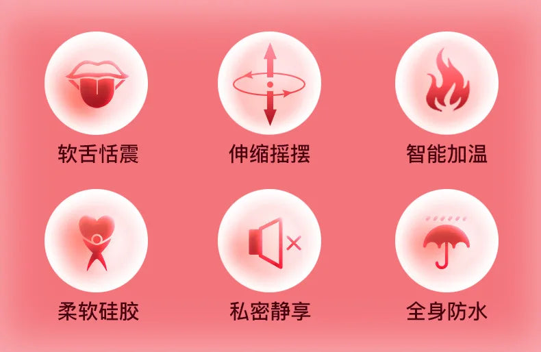 Multi-Function Telescopic Silicone Body Massager