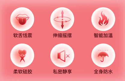 Multi-Function Telescopic Silicone Body Massager