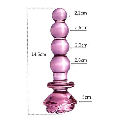 Premium Pink Glass Plug