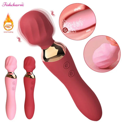 Powerful Heating Wand Vibrator