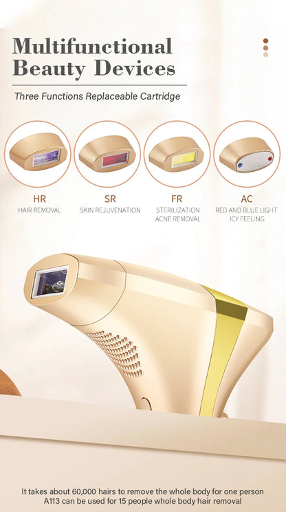 Premium 4 in 1 IPL Hair Removal Device