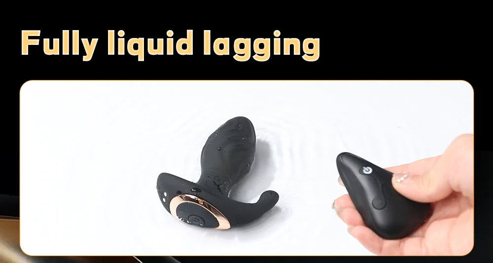 Telescopic Prostate Vibrator — Thrusting Wireless Remote