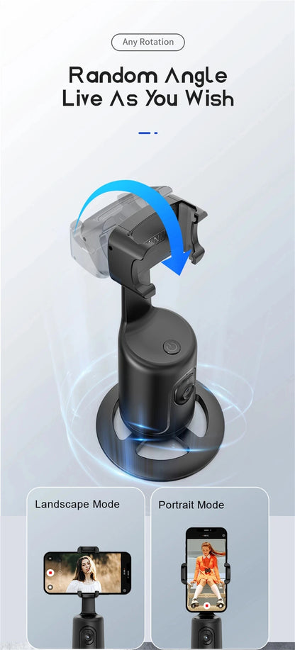Smart AI Face Tracking 360 Rotation Gimbal
