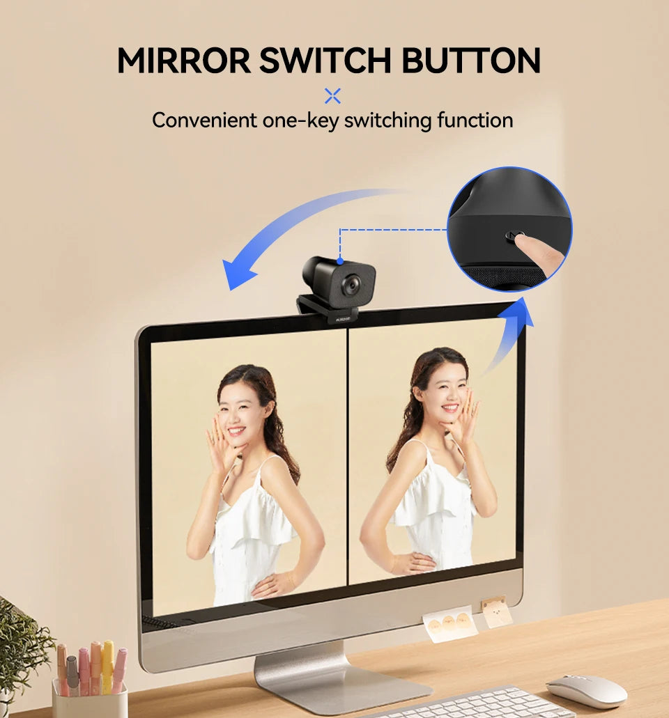 100° Lens Autofocus Webcam