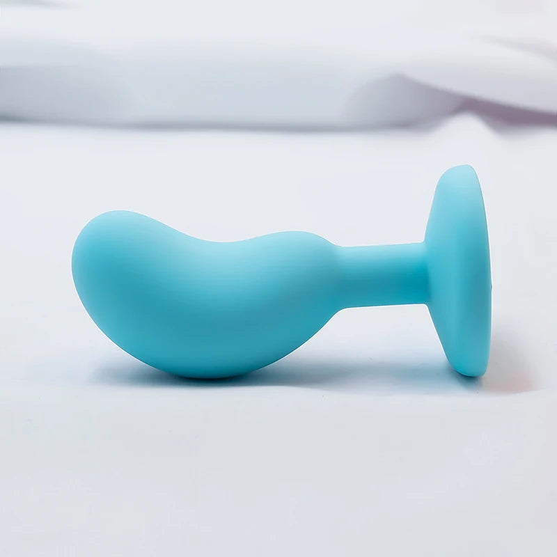 Silicone Anal Plug Anal Dildos Small Pea Shaped Butt Plug Crystal Base Sex Stopper Adult Toys Anal Toys Sex Toys For Woman