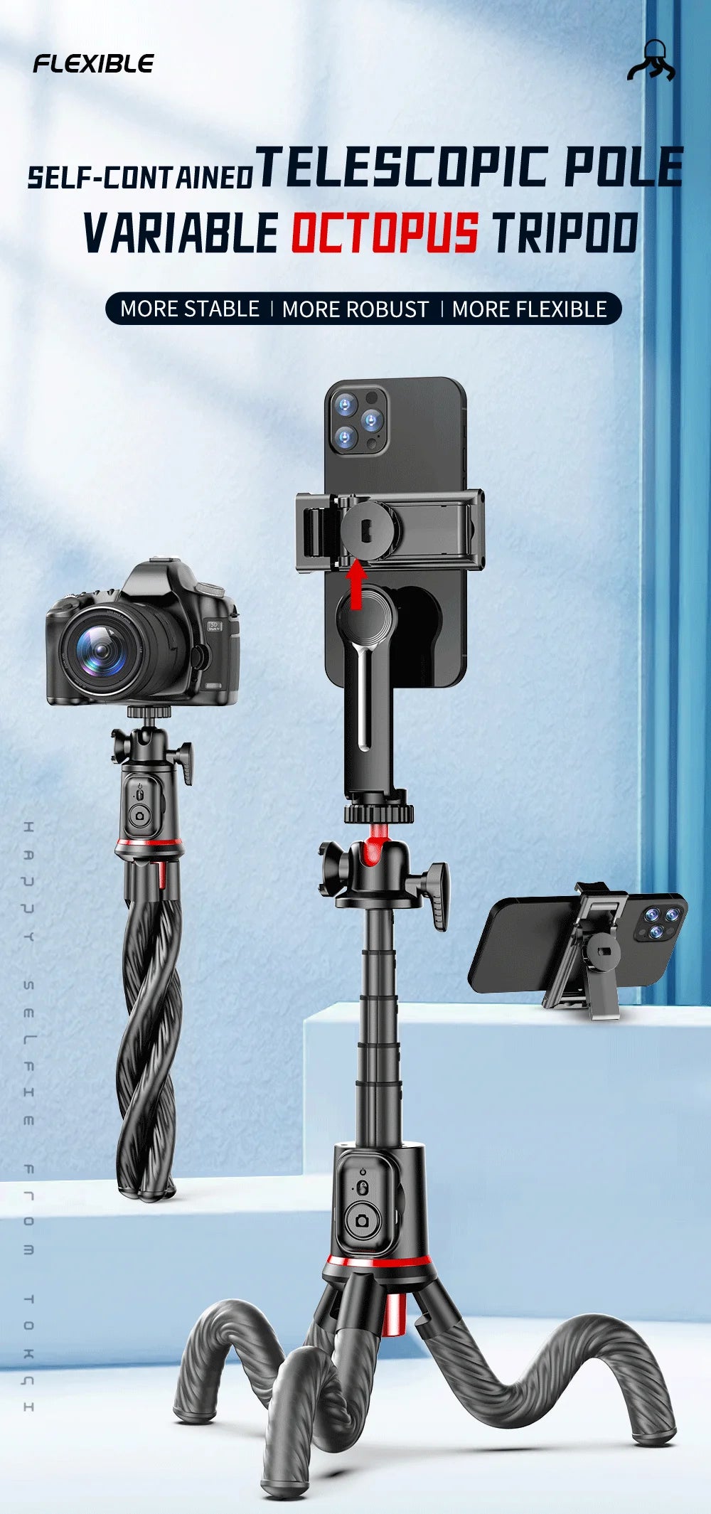 Luxury 360° Rotating Ball Head