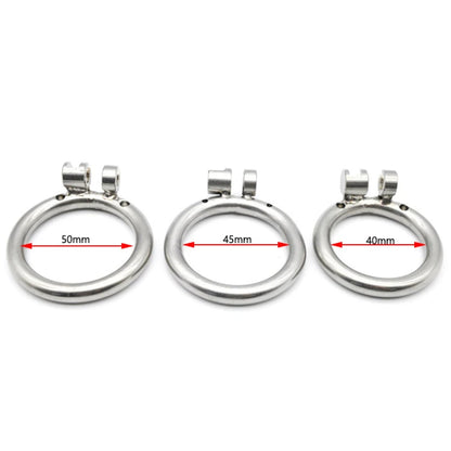 Hand Polished Steel Chastity Cage