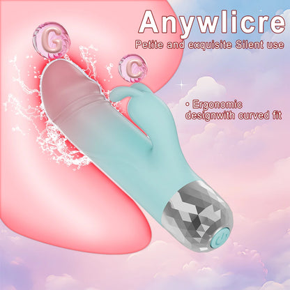 G-Spot Clitoral Rabbit Vibrator — Dual Stimulation Silicone