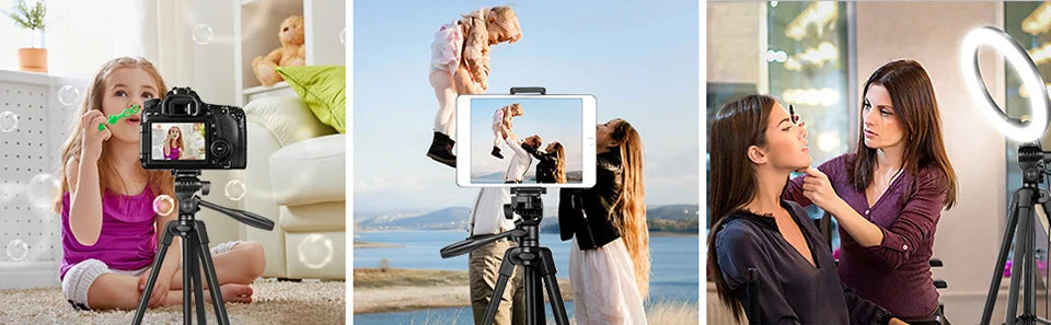 Portable Travel Tripod with Bluetooth