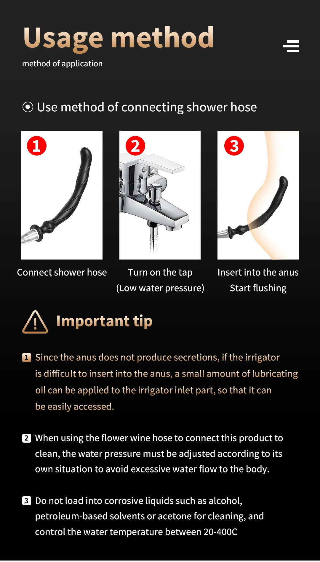 Portable Anal & Vaginal Shower