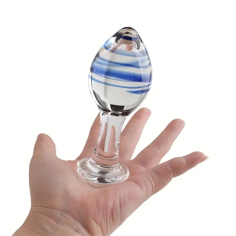 Crystal Smooth Glass Plug