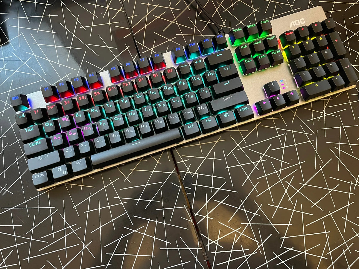 Green/Black Tea Axis Keyboard