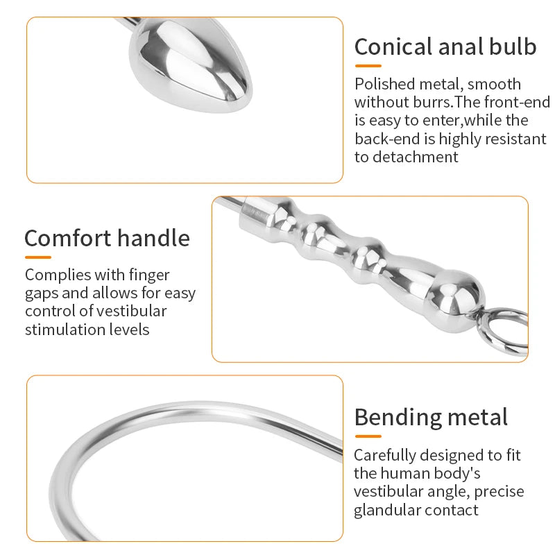 Contoured Ball Anal Hook