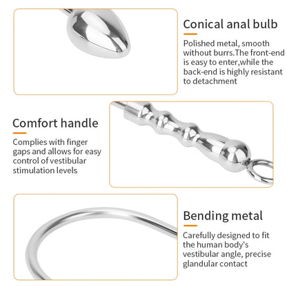 Contoured Ball Anal Hook