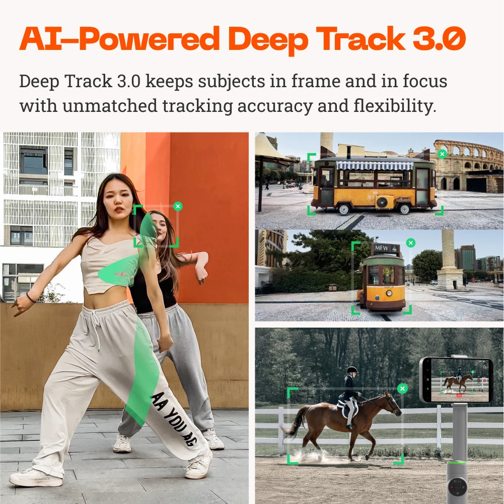 AI-Powered 3-Axis Handheld Gimbal Stabilizer